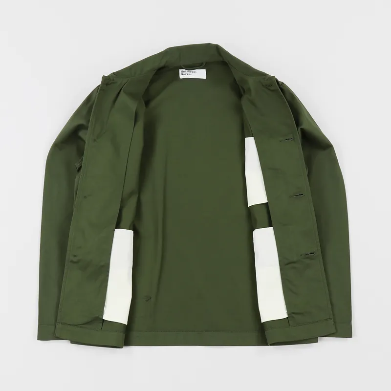 Universal Works Warmus Jacket Light Olive-3