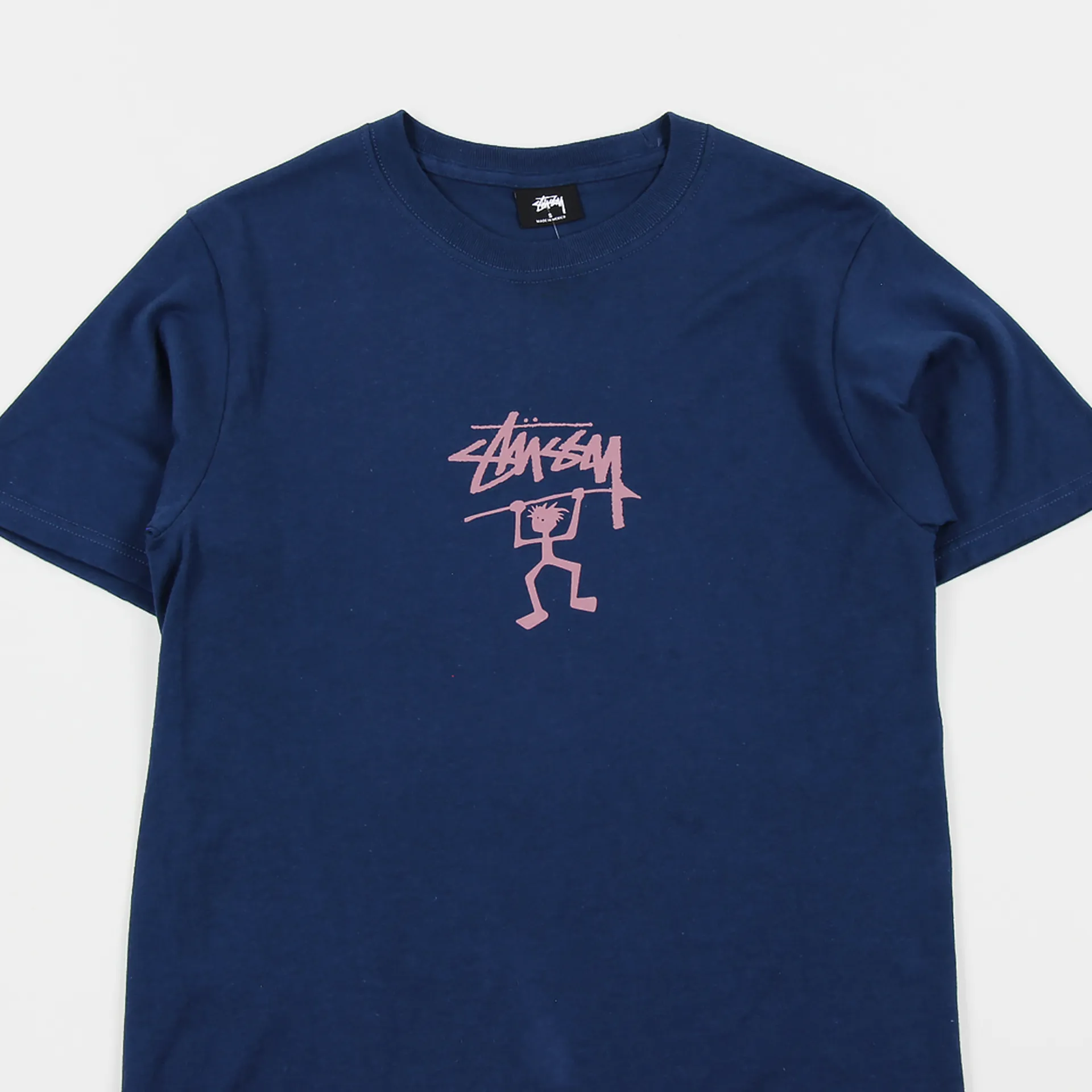Stussy Warrior Man T Shirt Navy