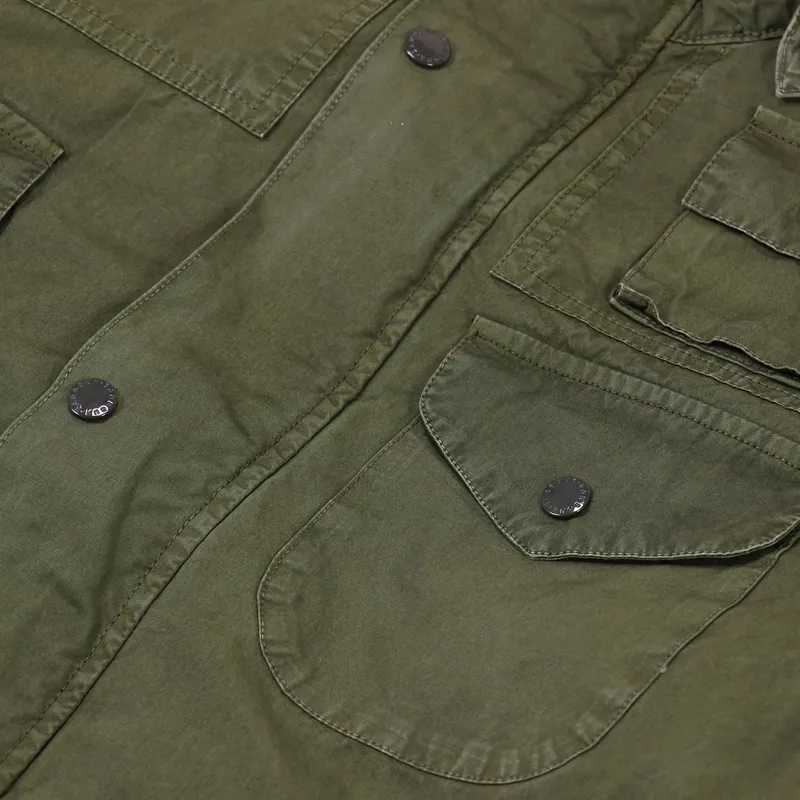 Barbour x Engineered Garments Washed Cowen Casual Jacket Olive-6