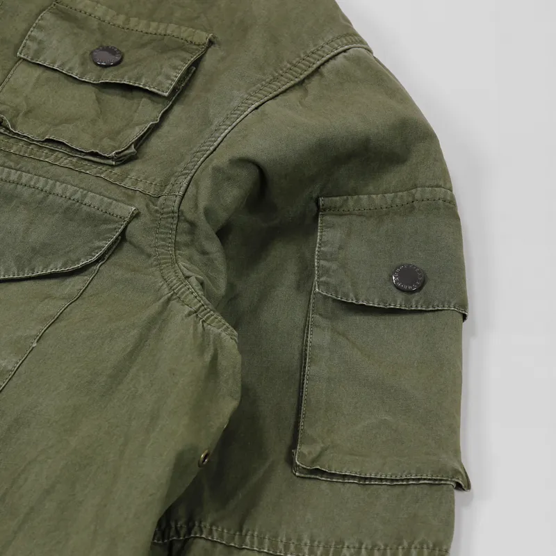 Barbour x Engineered Garments Washed Cowen Casual Jacket Olive-8