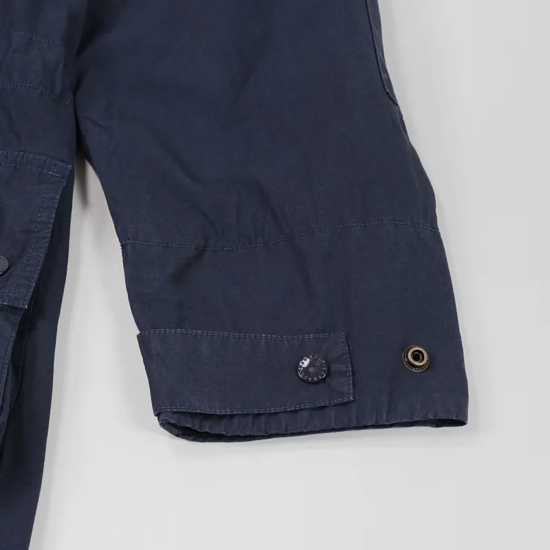 Barbour x Engineered Garments Washed Highland Parka Navy-7