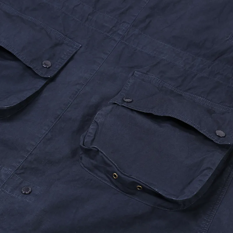 Barbour x Engineered Garments Washed Highland Parka Navy-6