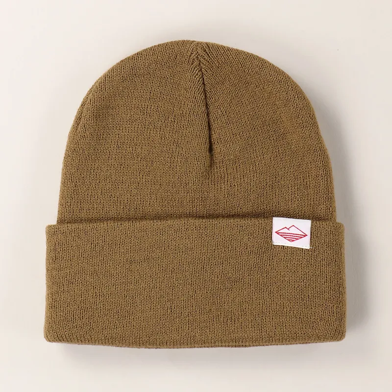 Battenwear NYC Mens Watch Cap Logo Winter Beanie Hat Coyote Brown