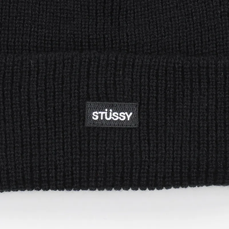 Stussy Watch Cap Beanie Black-1