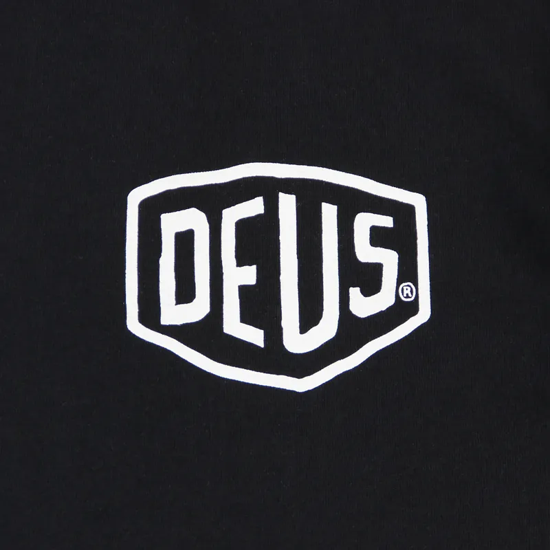 Deus x Working Class Heroes Address T Shirt Black-2
