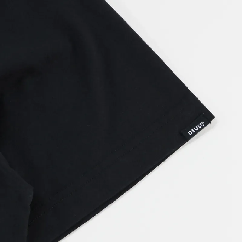 Deus x Working Class Heroes Address T Shirt Black-3