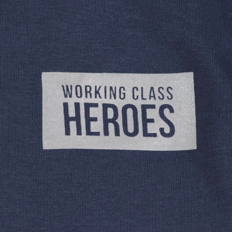Dickies x Working Class Heroes Logo Hoodie Navy Blue-1