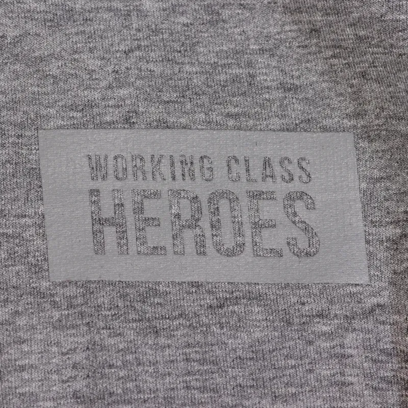 Dickies x Working Class Heroes Logo Hoodie Heather Grey-1