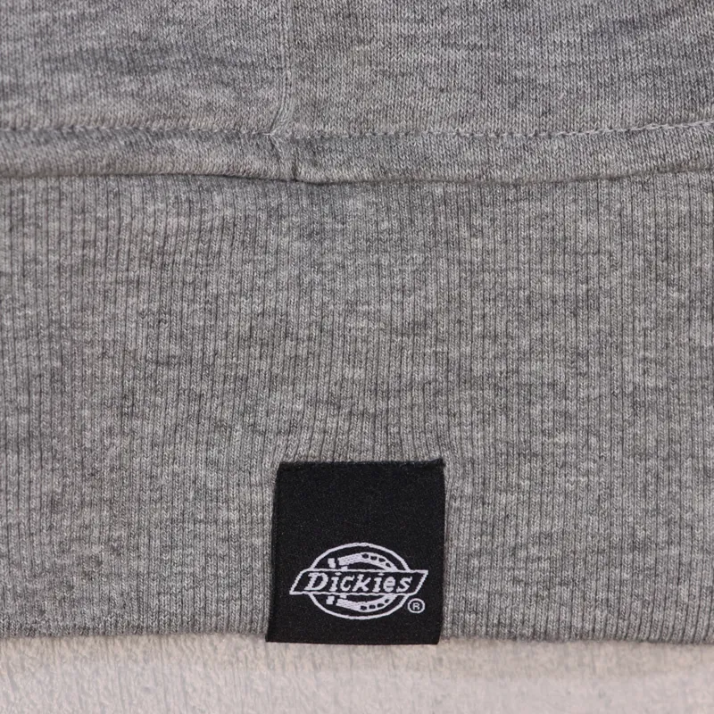 Dickies x Working Class Heroes Logo Hoodie Heather Grey-2