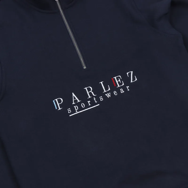 Parlez Wear Quarter Zip Navy-3