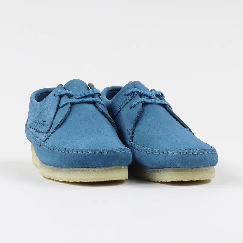 靴 CLARKS ORIGINALS Weaver Clarks Originals Mens Weaver Shoes Green Suede Moccasins