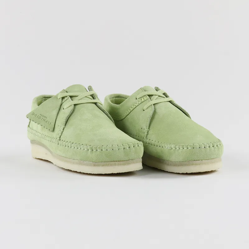 Clarks Originals Weaver Shoes Sage Suede-3