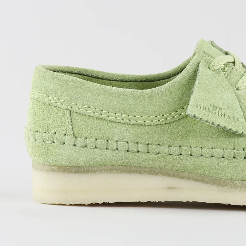 Clarks Originals Weaver Shoes Sage Suede-1