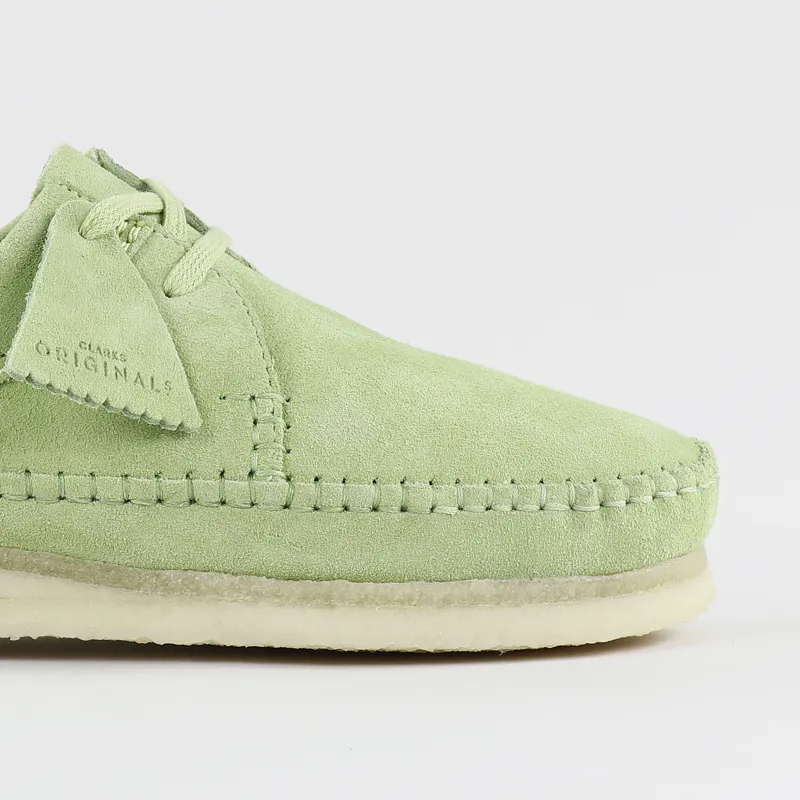 Clarks Originals Weaver Shoes Sage Suede-2