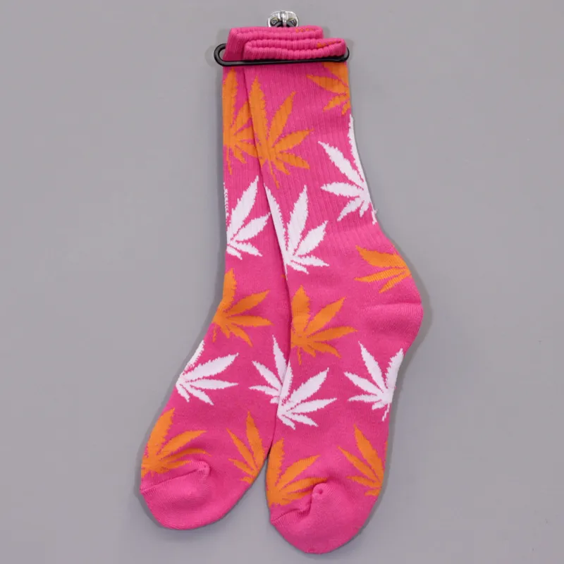 Huf Plantlife Socks - Pink, Orange and White-1