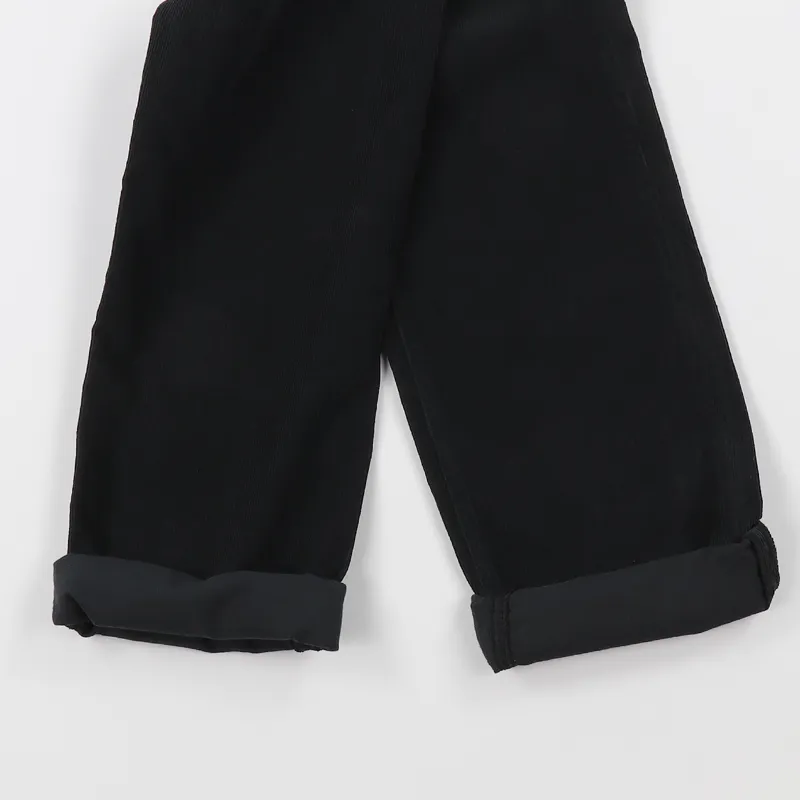 The Cords and Co. Wes Straight Fit Trousers Black-3