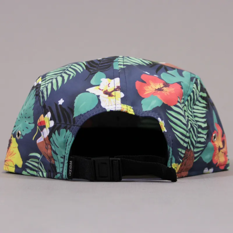 WeSC 5 Panel Cap - Floral-3