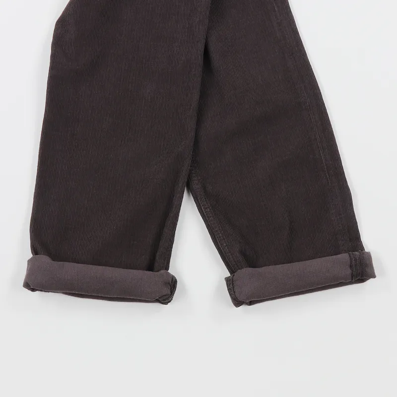 The Cords and Co. Wes Straight Fit Trousers Coffee Brown-3