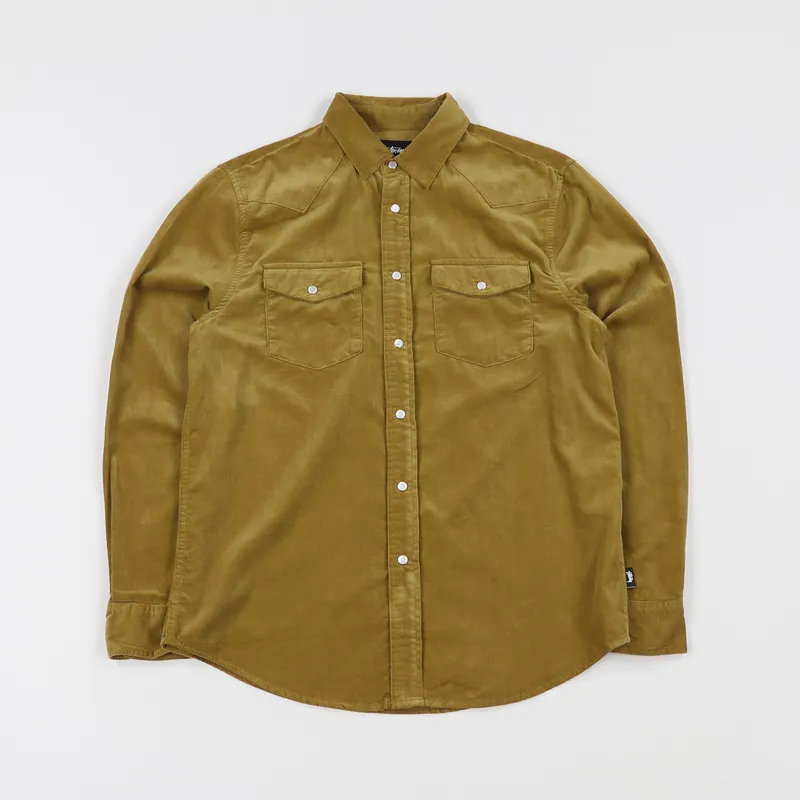 mustard cord shirt