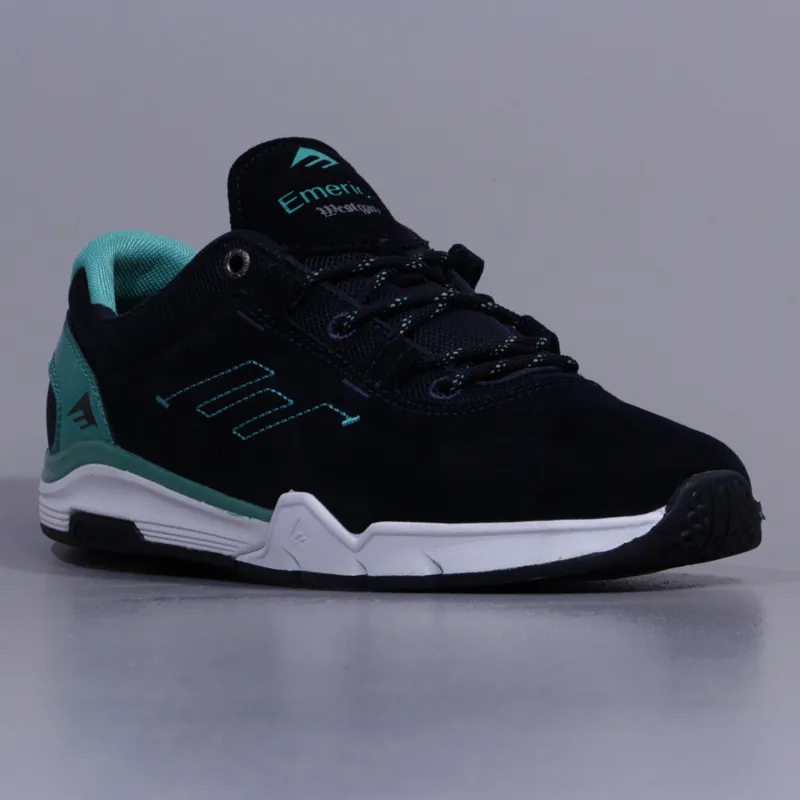 Emerica Brandon Westgate Shoes Blue Teal-4