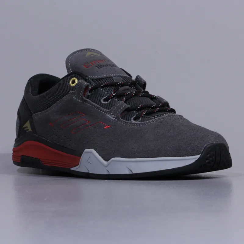 Emerica Brandon Westgate Grey Black Red-4