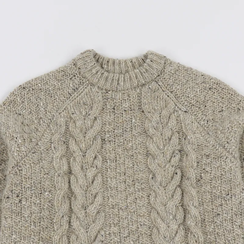 Finisterre Mens Westray Woolen Knitted Sweater Shale Jumper