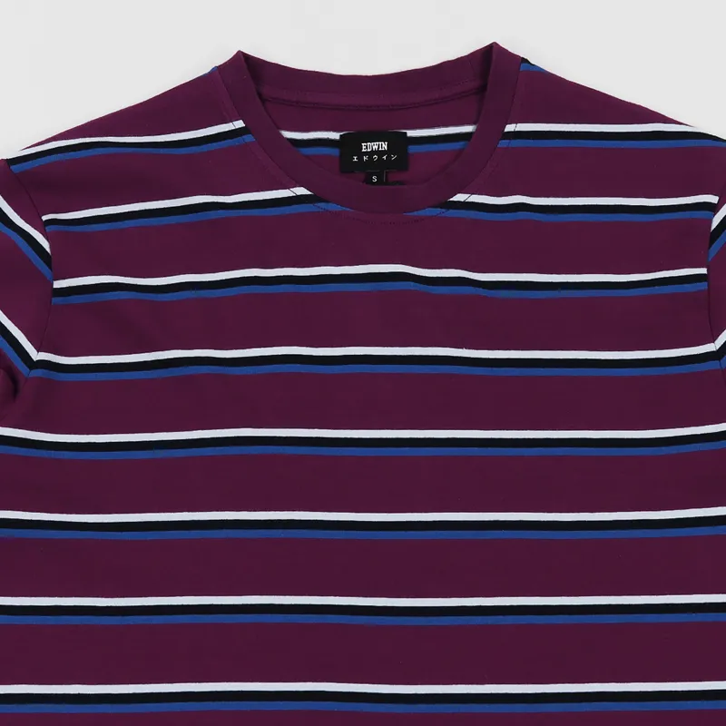 Edwin West Stripes T Shirt Fig-1