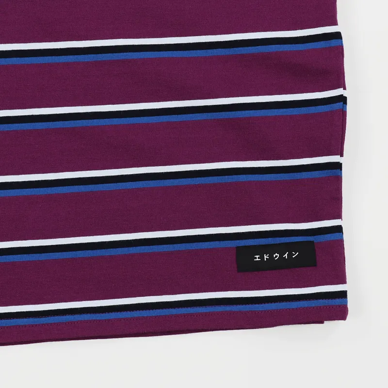 Edwin West Stripes T Shirt Fig-3
