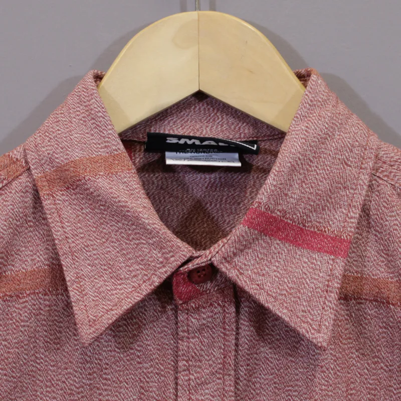 The Hundreds Wheat Oxford Stripe Shirt - Red-1