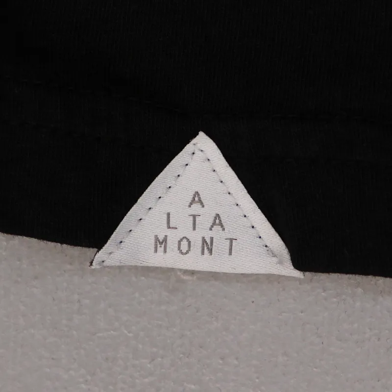 Altamont White Lines T Shirt Black-2