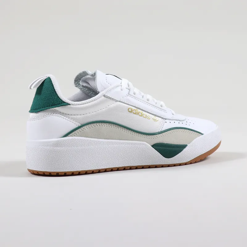Adidas Skateboarding Liberty Cup Shoes White Green Brown-7