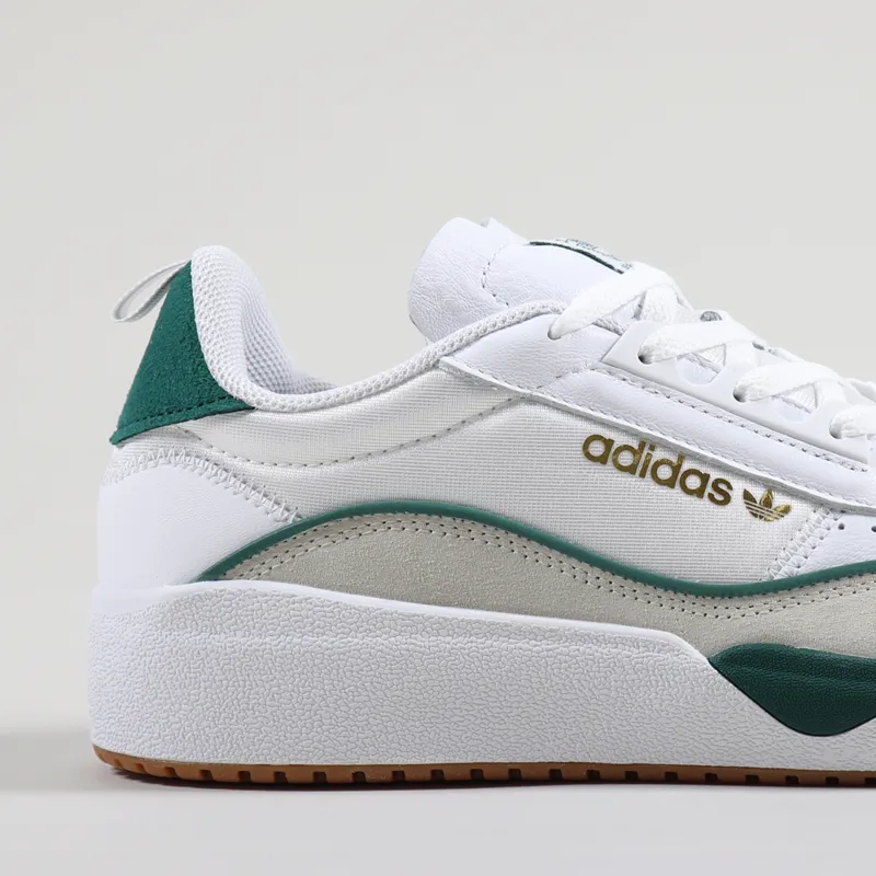 Adidas Skateboarding Liberty Cup Shoes White Green Brown-4