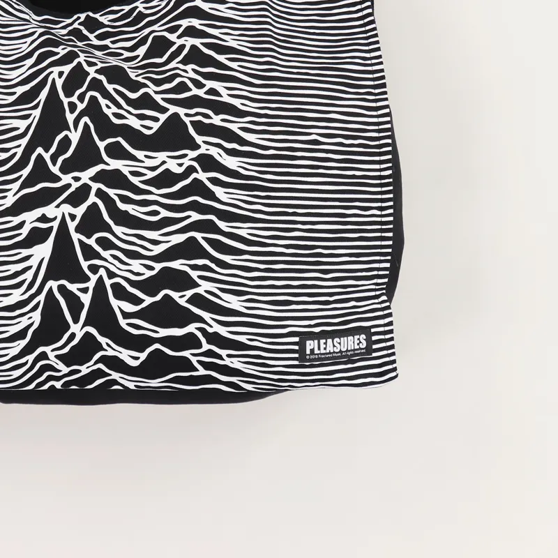 Pleasures x Joy Division Wilderness Heavyweight Tote Bag Black-2