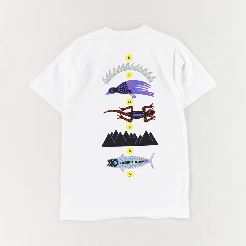 Stussy Wildlife T Shirt White