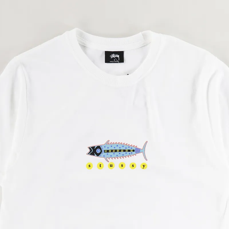 Stussy Wildlife T Shirt White-2