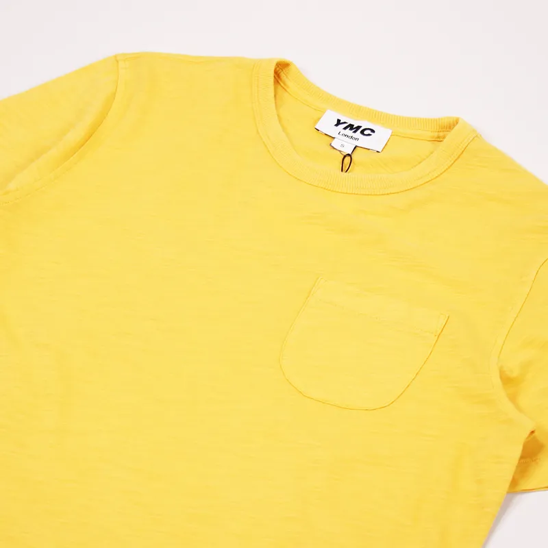 You Must Create Wild Ones Pocket T Shirt Yellow-1
