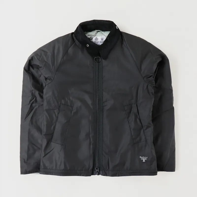 Barbour Beacon Weather Resistant Winter Munro Wax Jacket Black