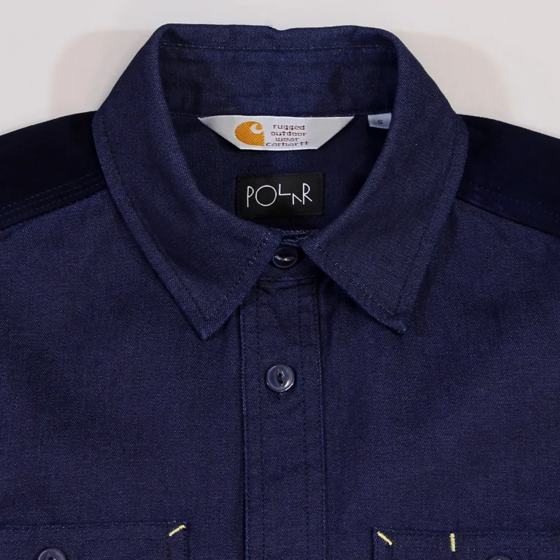 Carhartt x Polar Longsleeve Shirt Navy-1