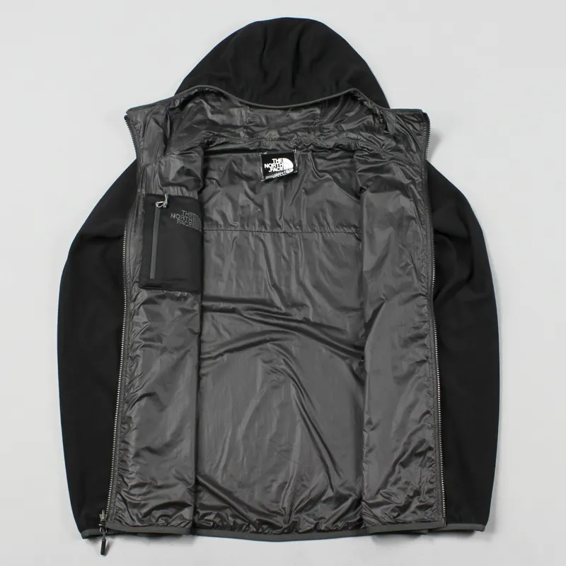 The North Face Wilkens Reversible Hooded Wind Jacket Black Grey-2