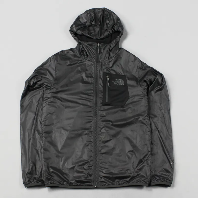 The North Face Wilkens Reversible Hooded Wind Jacket Black Grey-4