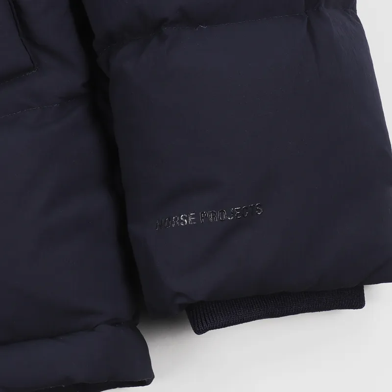Norse Projects Willum Down Jacket Dark Navy-2