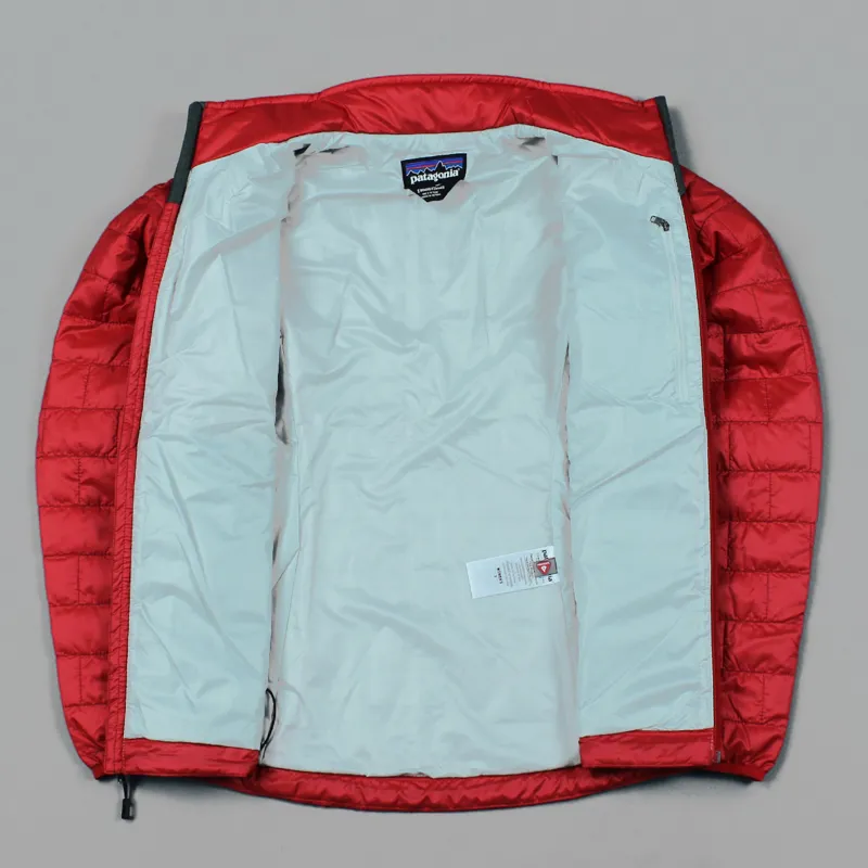 Patagonia Womens Nano Puff Jacket French Red-2