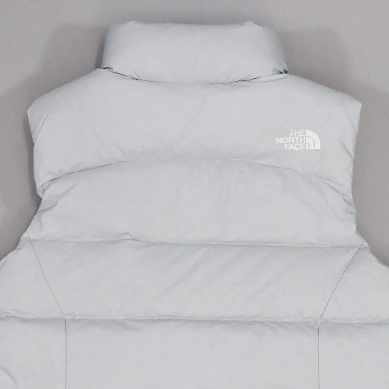 The North Face Womens Nuptse 2 Vest Heather Grey-3