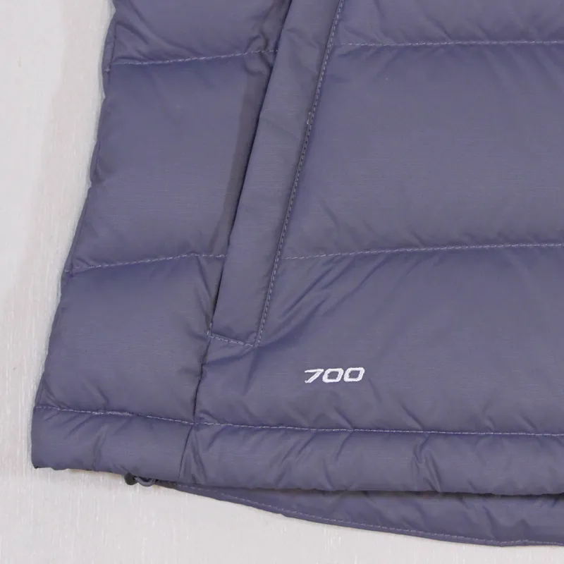 The North Face Womens Nuptse 2 Vest Greystone Blue-2