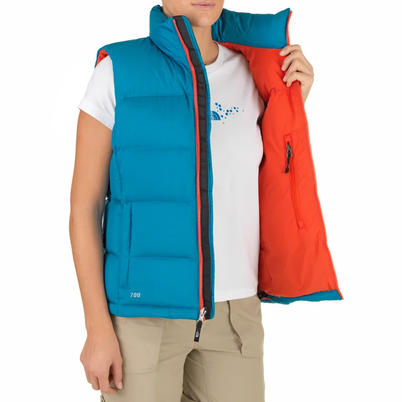 The North Face Womens Nuptse Classic Vest - Baja Blue-7