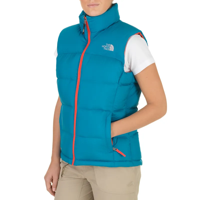 The North Face Womens Nuptse Classic Vest - Baja Blue-1