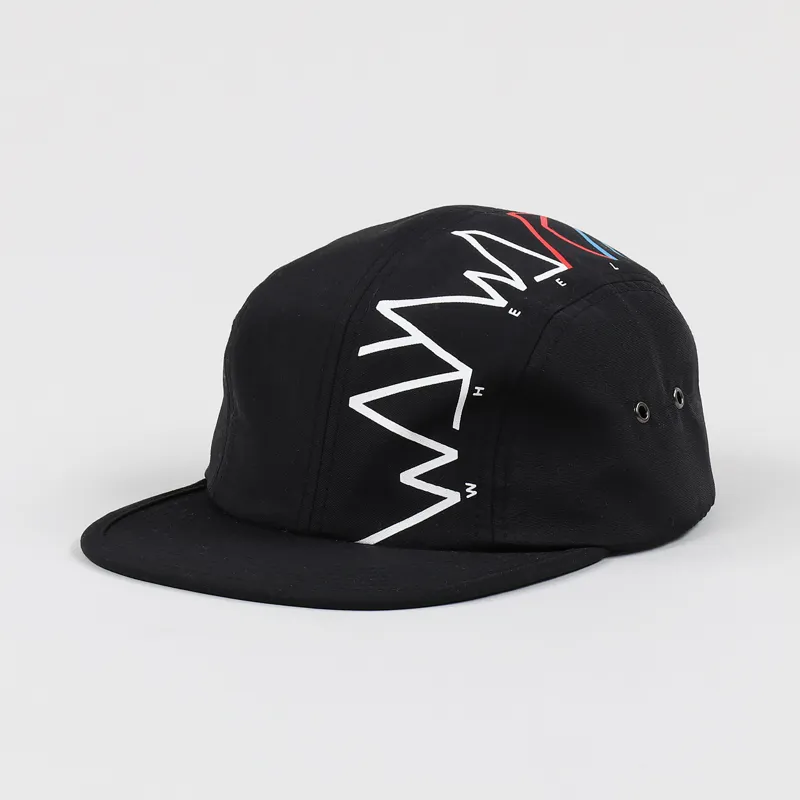 Wayward Wheels Wonway 3 Panel Cap Black