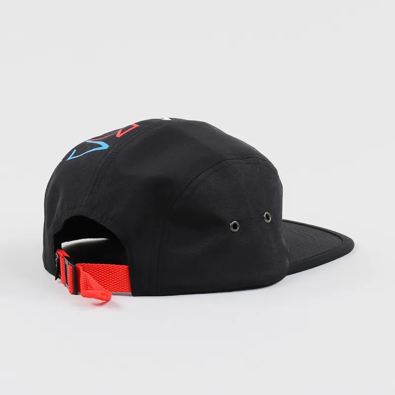 Wayward Wheels Wonway 3 Panel Cap Black-1