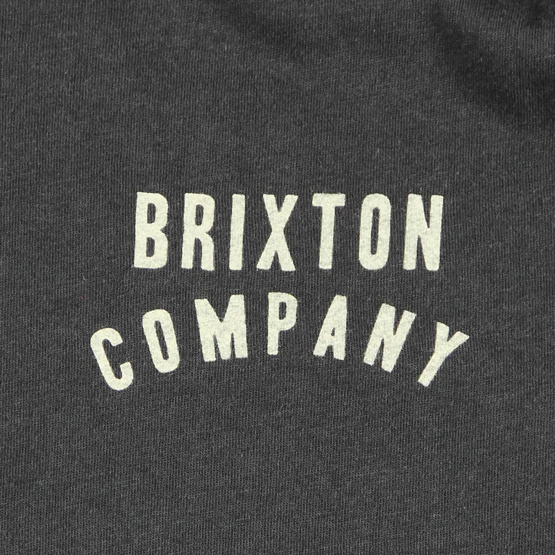 Brixton Woodburn Long Sleeve T Shirt Black-2