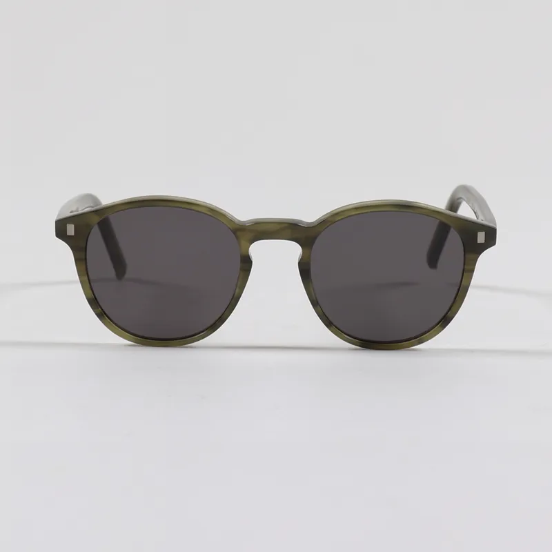 Monokel Nelson Sunglasses Green Demi Solid Grey-1